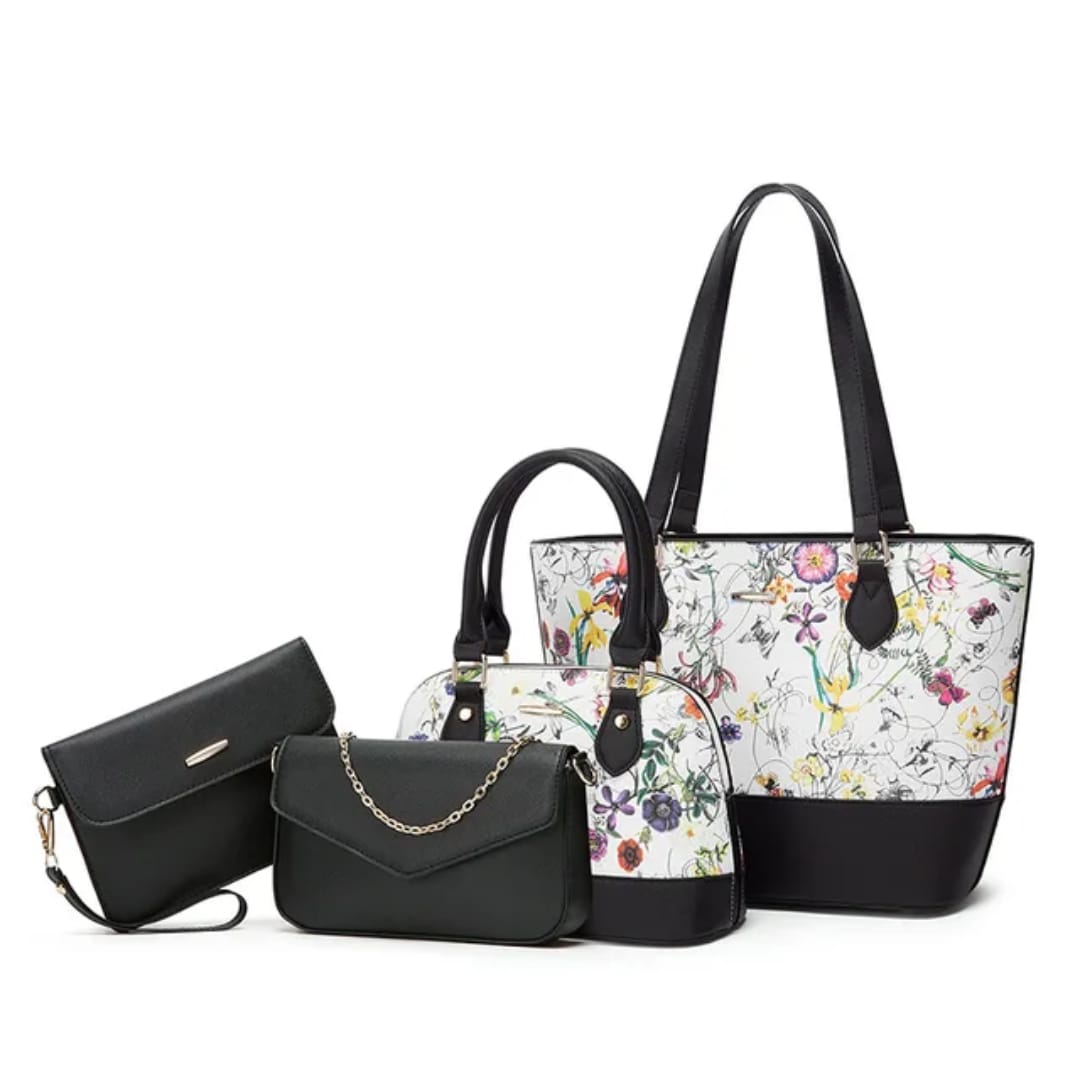 4 Piece Floral Set